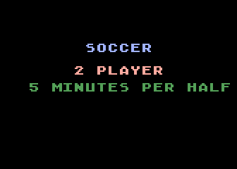 RealSports Soccer screenshot 4 for Atari 5200